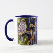 Tasse de hibou de grand gris (Gauche)