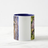 Tasse de hibou de grand gris (Centre)