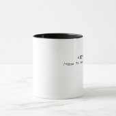 Tasse de HTML (Centre)