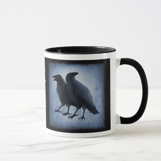 Tasse de Huginn et de Muninn (Droite)