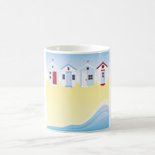 Tasse de huttes de plage