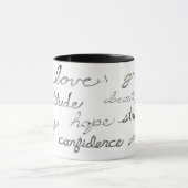 Tasse de inspiration de mots (Centre)