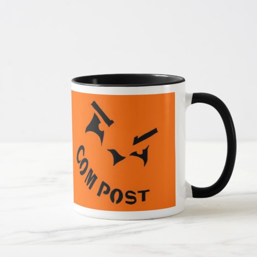 Tasse de Jack-o'-lantern de compost (Droite)
