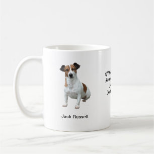 Tasse de Jack Russell - avec deux images et un