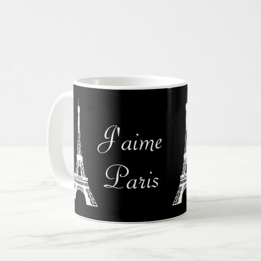 Tasse de J'aime Paris (Devant gauche)