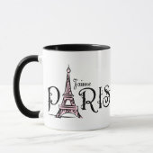 Tasse de J'aime Paris (Gauche)
