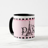 Tasse de J'aime Paris (Devant gauche)