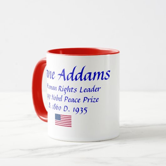 Tasse de Jane Addams* (Devant gauche)