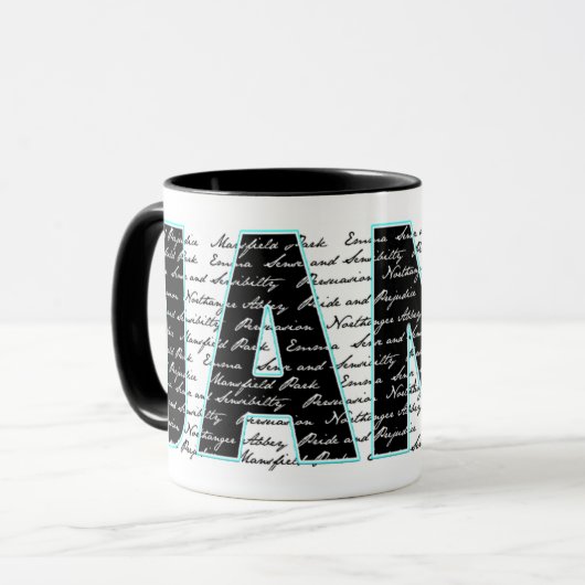 Tasse de JANE dans le noir (Devant gauche)