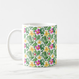 Tasse de jardin à fleurs de pavot botanique aquare