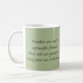 Tasse de jardin de caniche (Gauche)