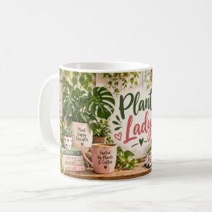Tasse de jardinage pour la dame des plantes