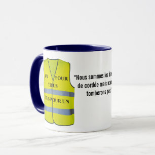Tasse de jaune de Gilet