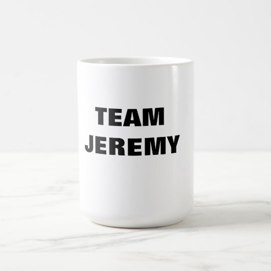Tasse de Jeremy d'équipe (Centre)
