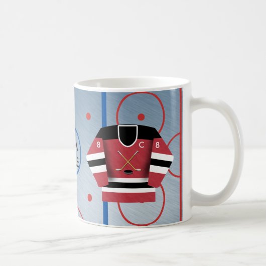 Tasse de Jersey d'équipe de hockey de glace (Droite)