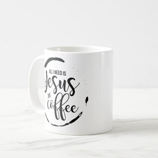 Tasse de Jésus et de café (Devant gauche)