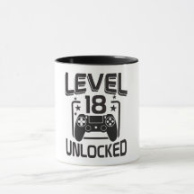 Tasse de jeu d'anniversaire personnalisée Niveau 1