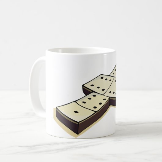 Tasse de jeu de dominos (Devant gauche)