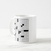 Tasse de jeu de mots croisé (Devant gauche)