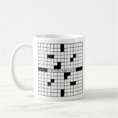 Tasse de jeu de mots croisé (Gauche)
