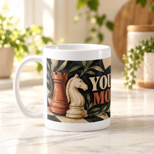 Tasse de jeu d'échecs en sérif Slab Your Move