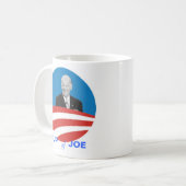 Tasse de Joe Biden de tasses de thé - rire (Devant gauche)