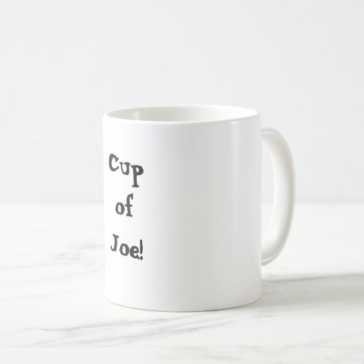 Tasse de Joe ! Tasse de café (Devant droit)