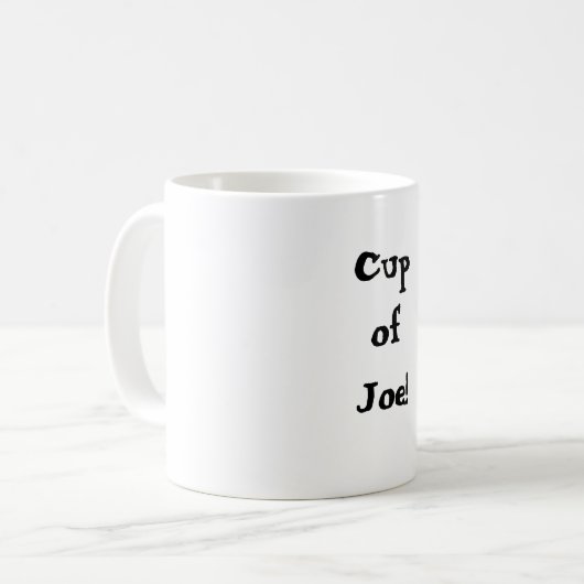 Tasse de Joe ! Tasse de café (Devant gauche)