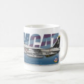 Tasse de jollys rogers de F-14 Tomcat VF-84 (Devant droit)