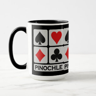 Tasse de joueur de Pinochle - choisissez le style