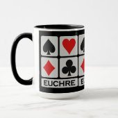 Tasse de joueur d'Euchre - choisissez le style et (Gauche)