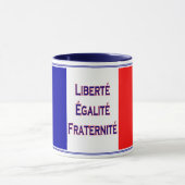 Tasse de jour de bastille de devise de révolution (Centre)