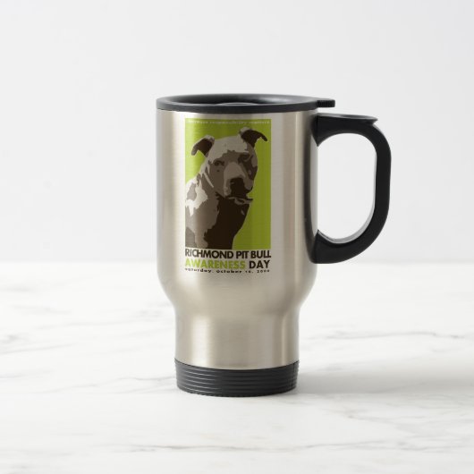 tasse de jour de conscience de pitbull (Droit)