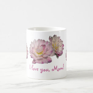 Tasse de jour de mères de dahlia