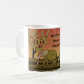 Tasse de jour de mères d'éléphant (Devant gauche)