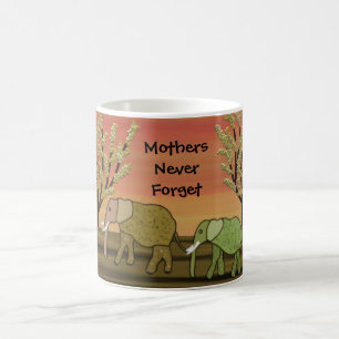 Tasse de jour de mères d'éléphant