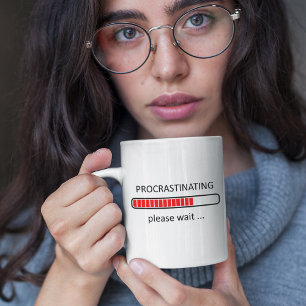 Tasse de jour de paresse - Report à plus tard, mer