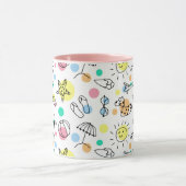 Tasse de jour de plage fantaisiste (Centre)