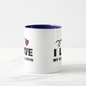 Tasse de jour de Valentines pour l'amour des (Centre)