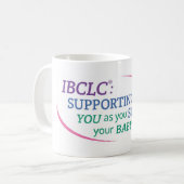 Tasse de jour d'IBCLC® (anglaise) (Devant gauche)