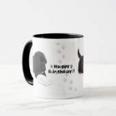 Tasse de joyeux anniversaire (Devant gauche)