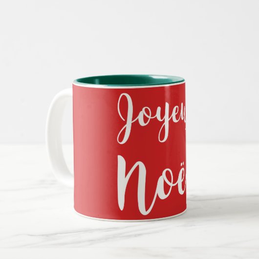 Tasse de Joyeux Noel (Devant gauche)