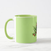 Tasse de Joyeux Noël de houx (Gauche)