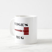 Tasse de juges avec Gavel (Devant gauche)