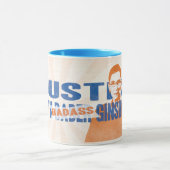 Tasse de justice.  Ruth Bader "Badass" Ginsburg (Centre)