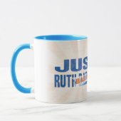 Tasse de justice.  Ruth Bader "Badass" Ginsburg (Gauche)