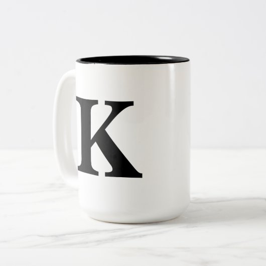 Tasse de "K" (Devant gauche)