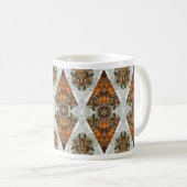 Tasse de kaléidoscope d'abeilles de miel (Devant droit)