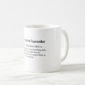Tasse de karaoke de PowerPoint (Devant droit)
