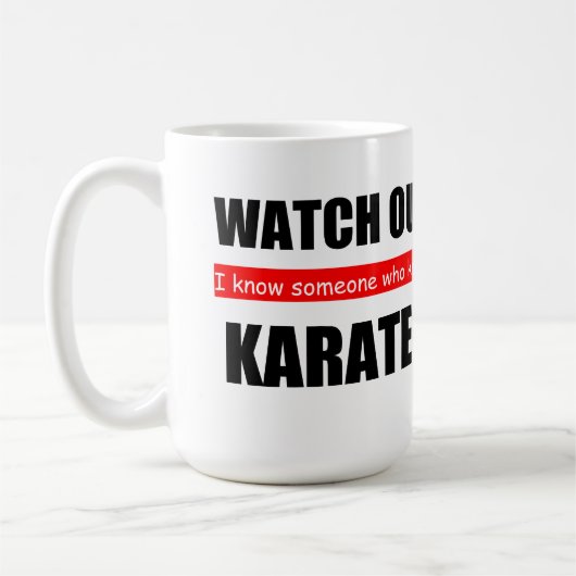 Tasse de karaté (Gauche)